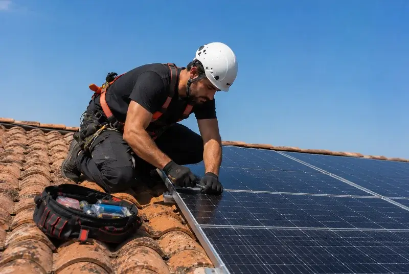 Maintenance et monitoring de panneaux solaires à Capens