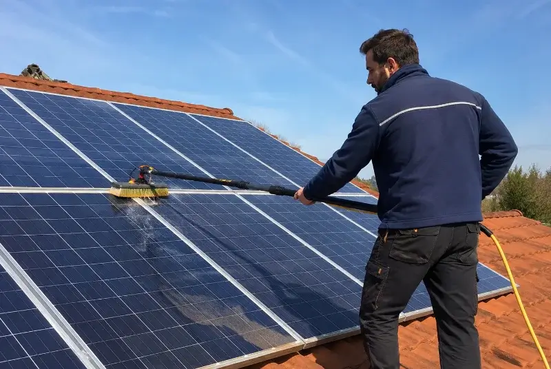 Nettoyage et entretien de panneaux solaires à Capens